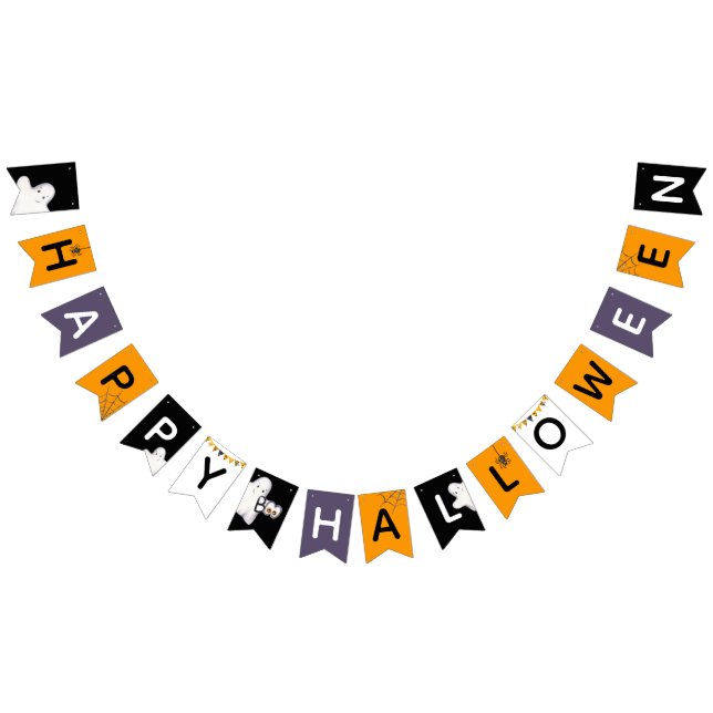Ghost Happy Halloween Bunting (All)