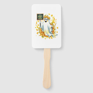 Ghost Haunt School Halloween Hand Fan