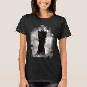 Ghost heart hands mothers day floral skull flowers T-Shirt