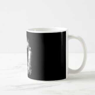 Ghost heart hands scary face mothers day flowers coffee mug