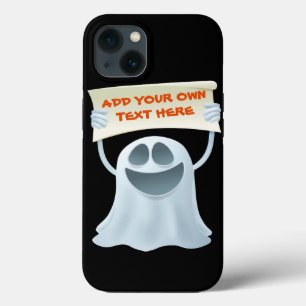 Ghost holding text iPhone 13 case