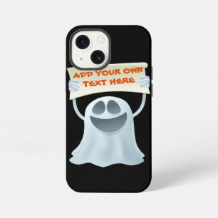 Ghost holding text iPhone 13 mini case