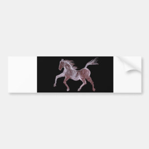 Ghost Horse Dancing Bumper Sticker