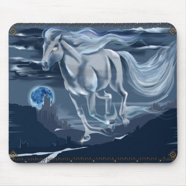 Ghost Horse Mousepad (Front)