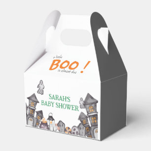 Ghost House Halloween Baby Shower Fall Theme Favour Box