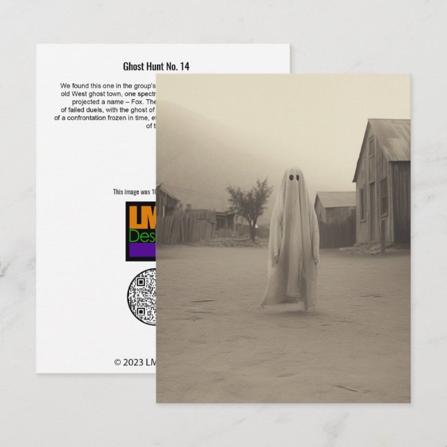 Ghost Hunt No. 14 Thank You Card (Front/Back)