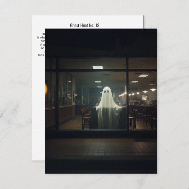 Ghost Hunt No. 19 Thank You Card (Front/Back)