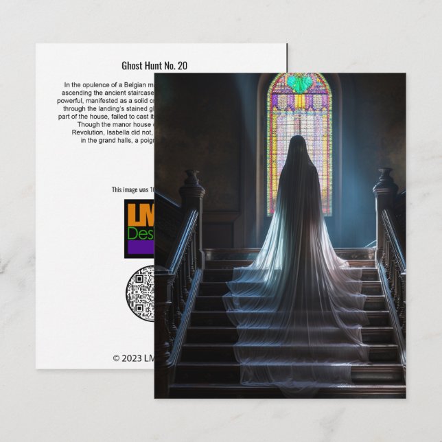 Ghost Hunt No. 20 Thank You Card (Front/Back)