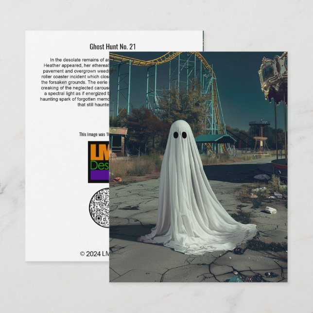 Ghost Hunt No. 21 Thank You Card (Front/Back)