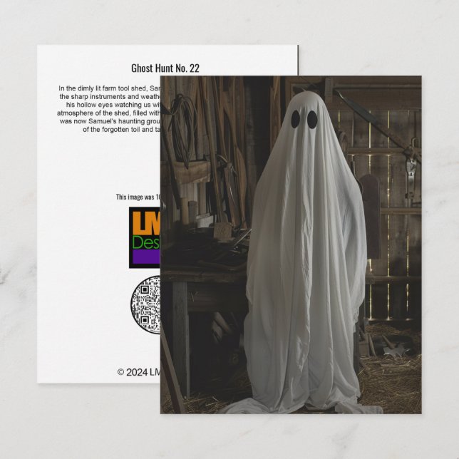 Ghost Hunt No. 22 Thank You Card (Front/Back)