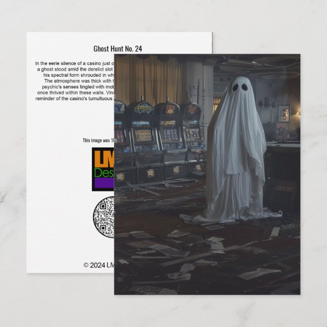 Ghost Hunt No. 24 Thank You Card (Front/Back)