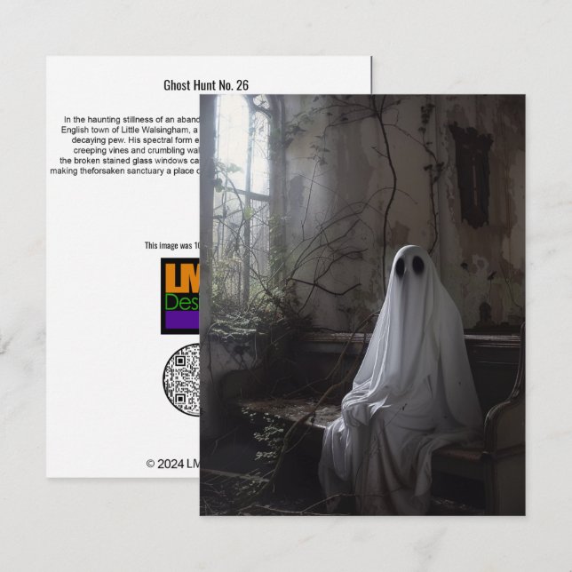 Ghost Hunt No. 26 Thank You Card (Front/Back)