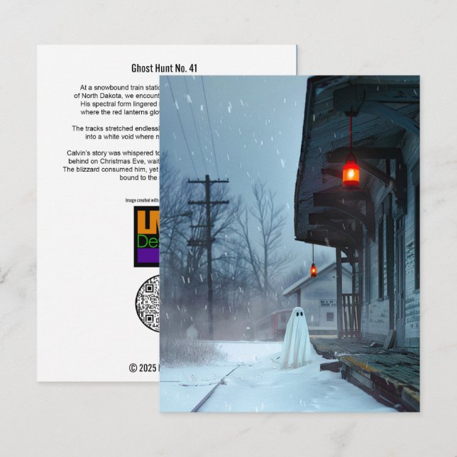 Ghost Hunt No. 41 Thank You Card (Front/Back)