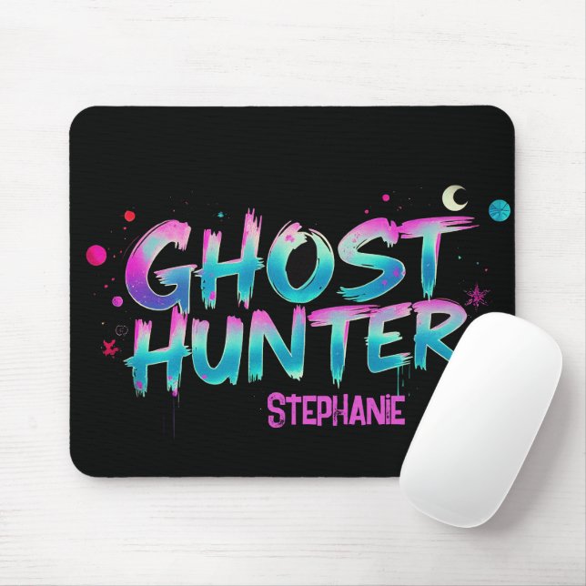 Ghost Hunter Dark Paranormal  Mouse Mat (With Mouse)