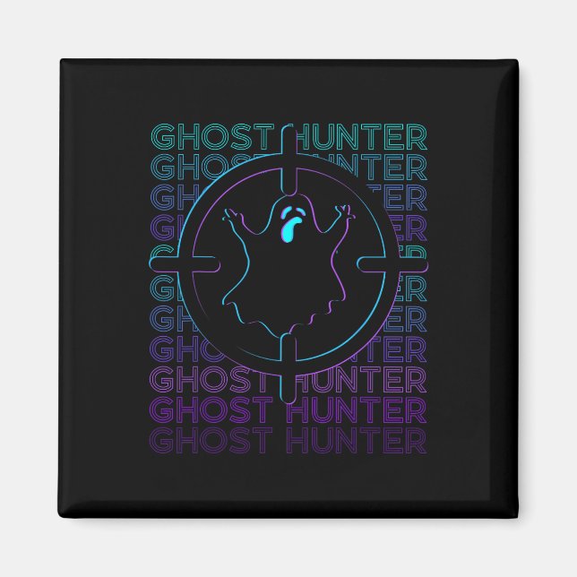 Ghost Hunter Ghost Hunting Retro  Magnet (Front)