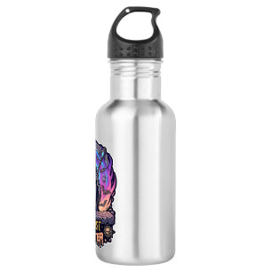 Ghost Hunter Grim Reaper Skeleton Scythe Purple Fl 532 Ml Water Bottle
