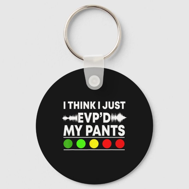 Ghost Hunter Paranormal Halloween Hunting Evp Spir Key Ring (Front)