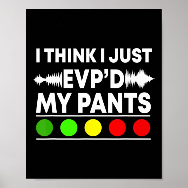 Ghost Hunter Paranormal Halloween Hunting Evp Spir Poster (Front)