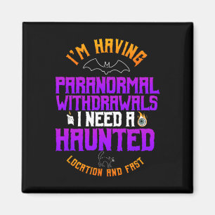 Ghost Hunter Paranormal Hunting Halloween Spirit H Magnet