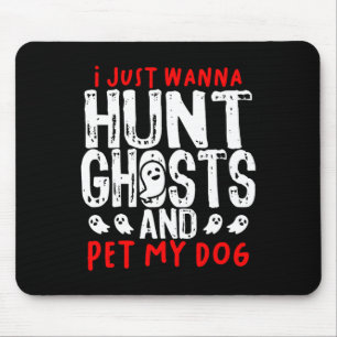 Ghost Hunter Paranormal Hunting Investigator Dog L Mouse Mat