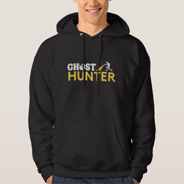 Ghost Hunter Paranormal Investigator Researcher Hoodie (Front)