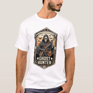 Ghost Hunter Shirt Vintage Reaper Halloween Design