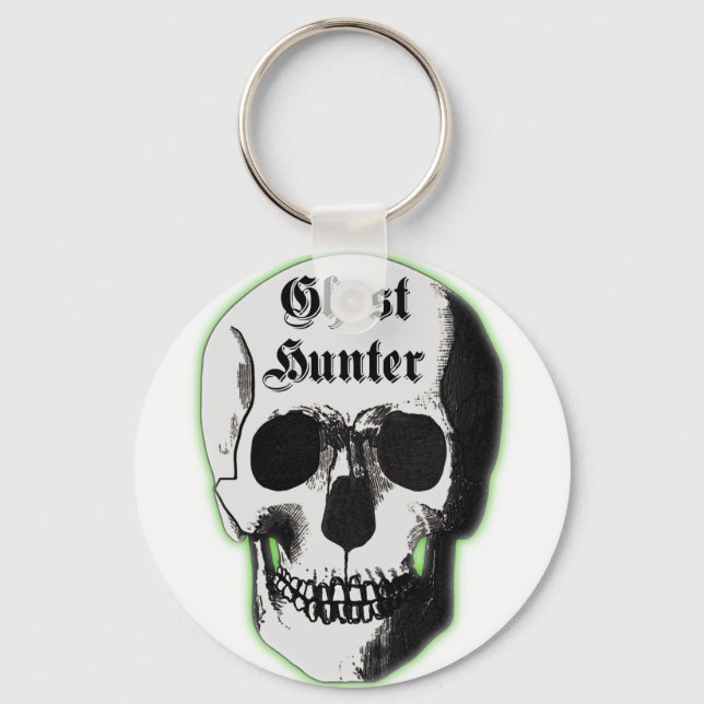 Ghost Hunter Skull Key Ring (Front)