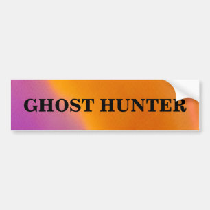 Ghost Hunter Spooky Bumper Sticker
