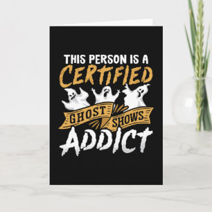 Ghost Hunter This Person Is Certified Ghost Hunt Card