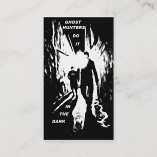 Ghost Hunters do it in the dark business cards