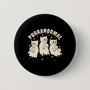 Ghost Hunting Cat Paranormal Investigator Ghost Re 6 Cm Round Badge