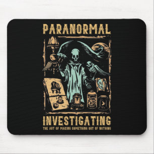 Ghost Hunting Investigator Design Paranormal Inves Mouse Mat