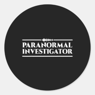 Ghost Hunting Paranormal Investigator 2  Classic Round Sticker