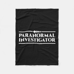 Ghost Hunting Paranormal Investigator 2 Fleece Blanket