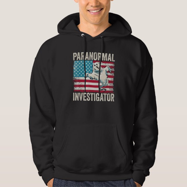 Ghost Hunting Paranormal Investigator 2 Hoodie (Front)