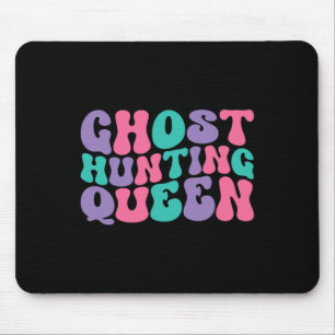 Ghost Hunting Queen Womens Ghost Hunter Retro Vint Mouse Mat