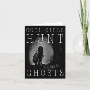 Ghost Hunting Shirt Funny Ghosthunter Girl Paranor Card