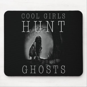 Ghost Hunting Shirt Funny Ghosthunter Girl Paranor Mouse Mat