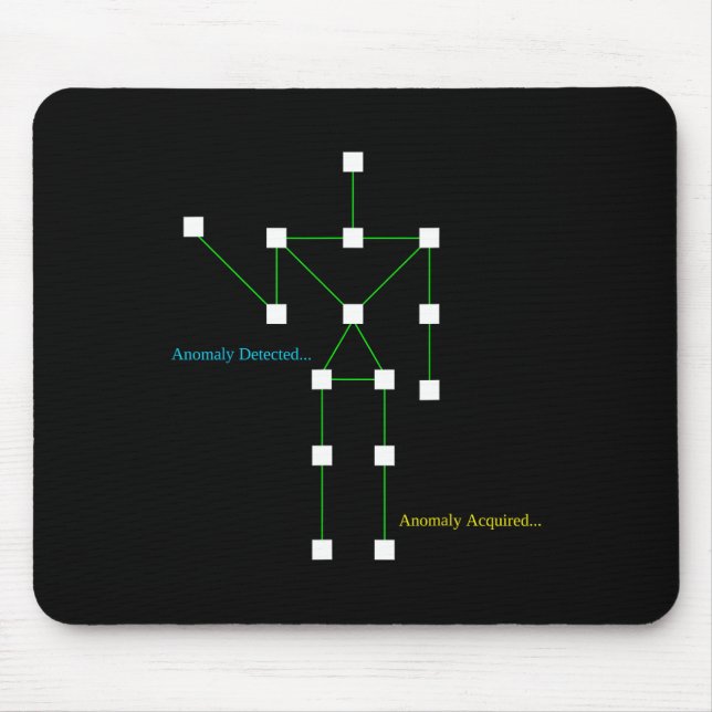Ghost Hunting Sls Anomaly Detected Funny Paranorma Mouse Mat (Front)
