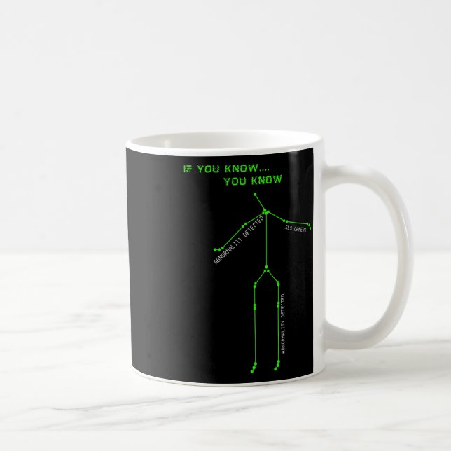 Ghost Hunting Sls Camera Stick Man Novelty Spooky  Coffee Mug (Right)