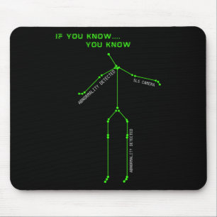 Ghost Hunting Sls Camera Stick Man Novelty Spooky Mouse Mat