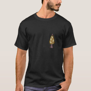 Ghost In A Lava Lamp Retro Spooky Halloween Design T-Shirt