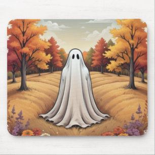Ghost in Autumn Forest Mouse Mat