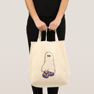 Ghost in Blue Sandals Tote Bag