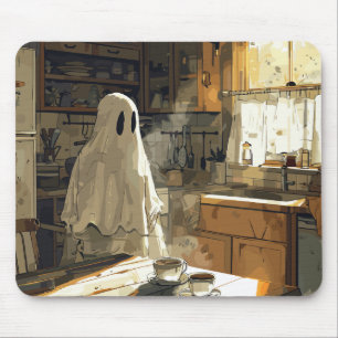 Ghost in the Kitchen for Coffee Mouse Mat