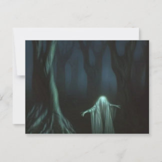 Ghost in the Woods Postcard