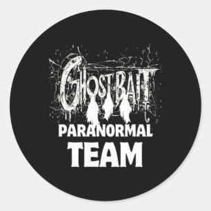Ghost It Ghost Hunter Paranormal Haunted House Classic Round Sticker
