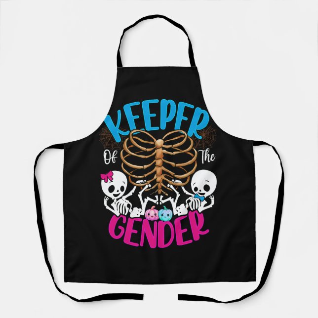 Ghost Keeper Of The Gender Reveal Announcement Hal Apron (Front)