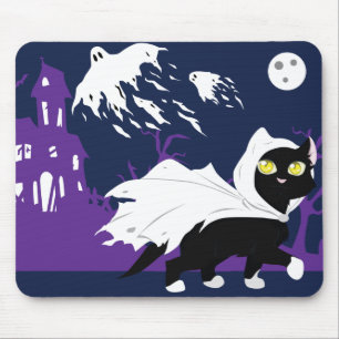 Ghost Kitty Mouse Mat