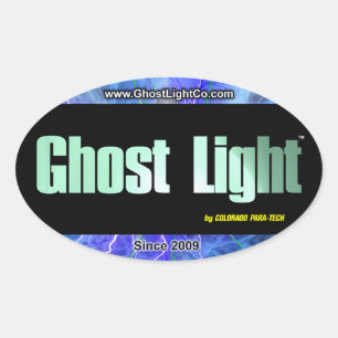 Ghost Light™ Oval Sticker #2